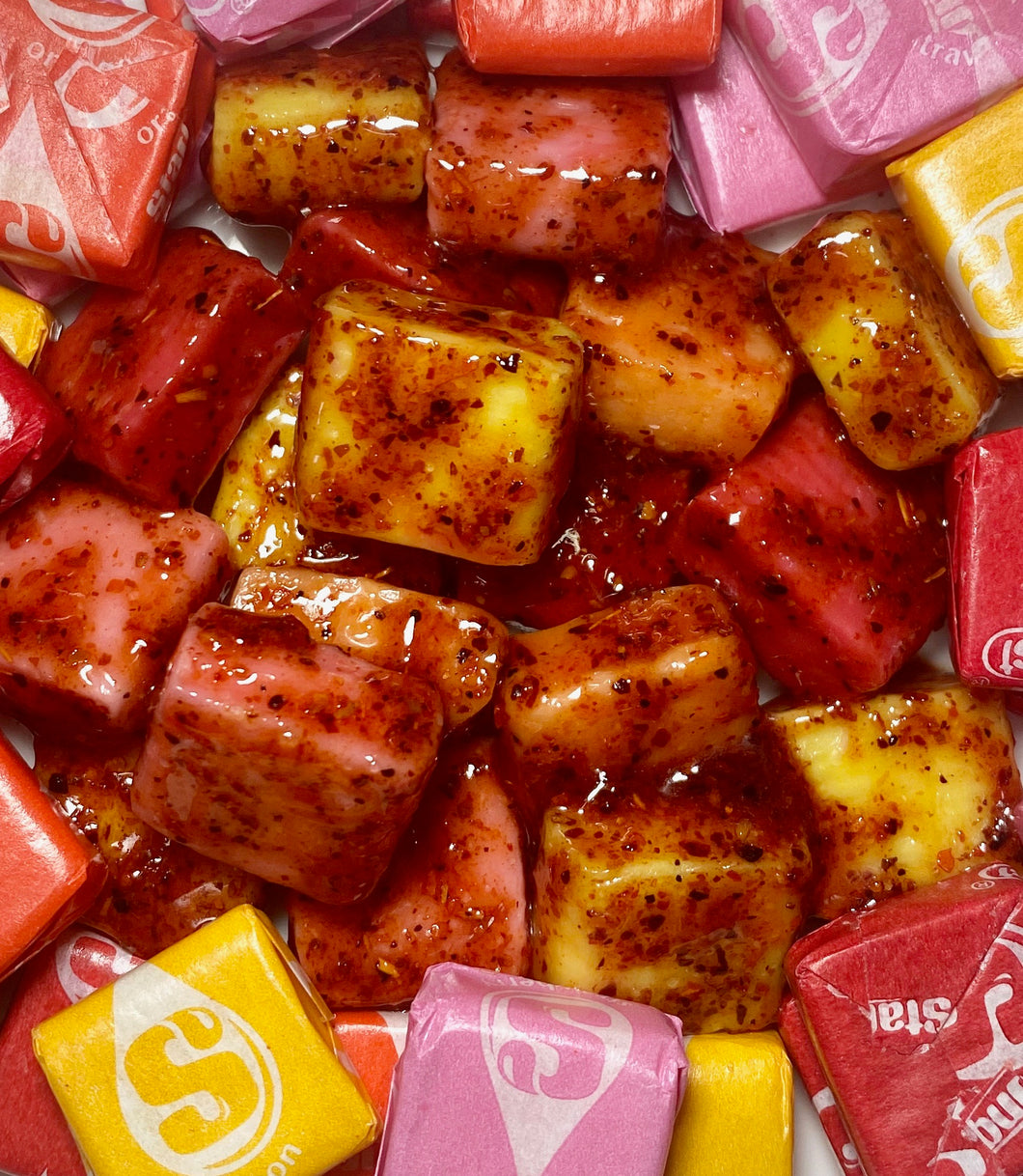 Starburst in our special candy sauce